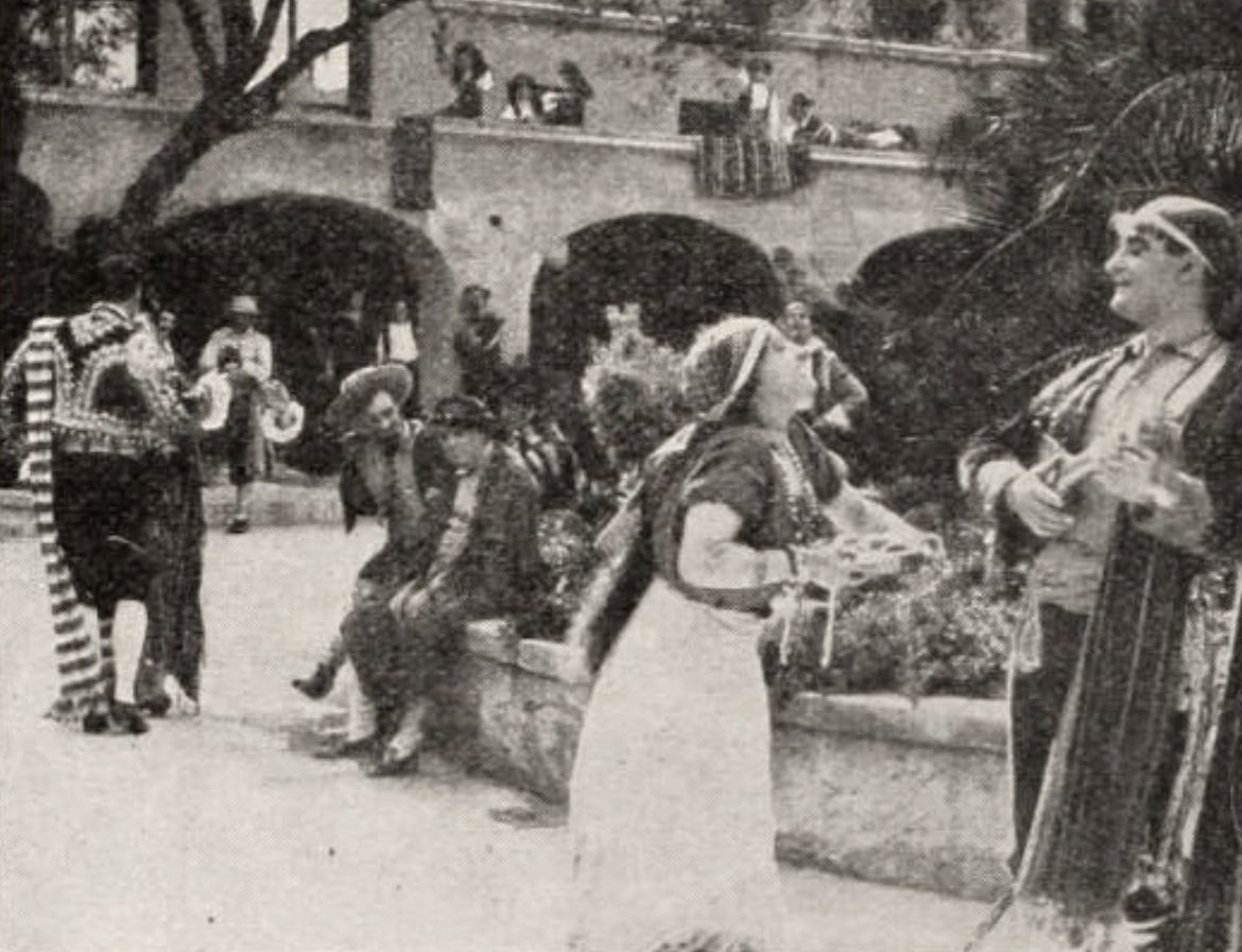 Wilfred Lucas and Vivian Prescott in The Spanish Gypsy (1911)