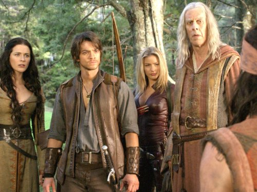 Craig Horner, Bruce Spence, Bridget Regan, and Tabrett Bethell in Legend of the Seeker (2008)