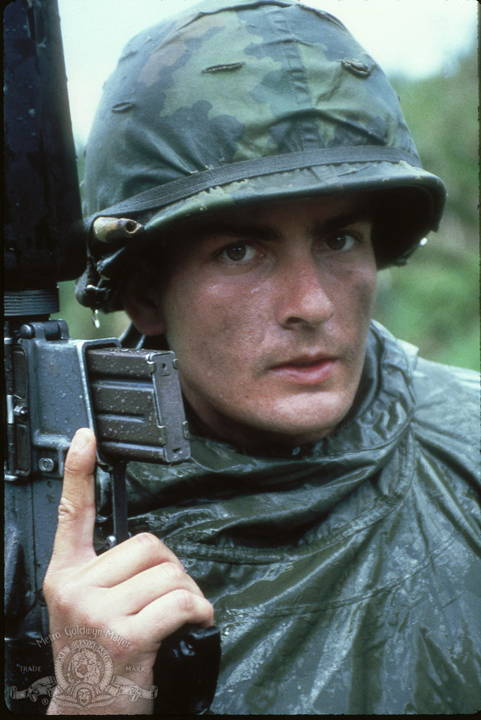 Charlie Sheen in Platoon (1986)