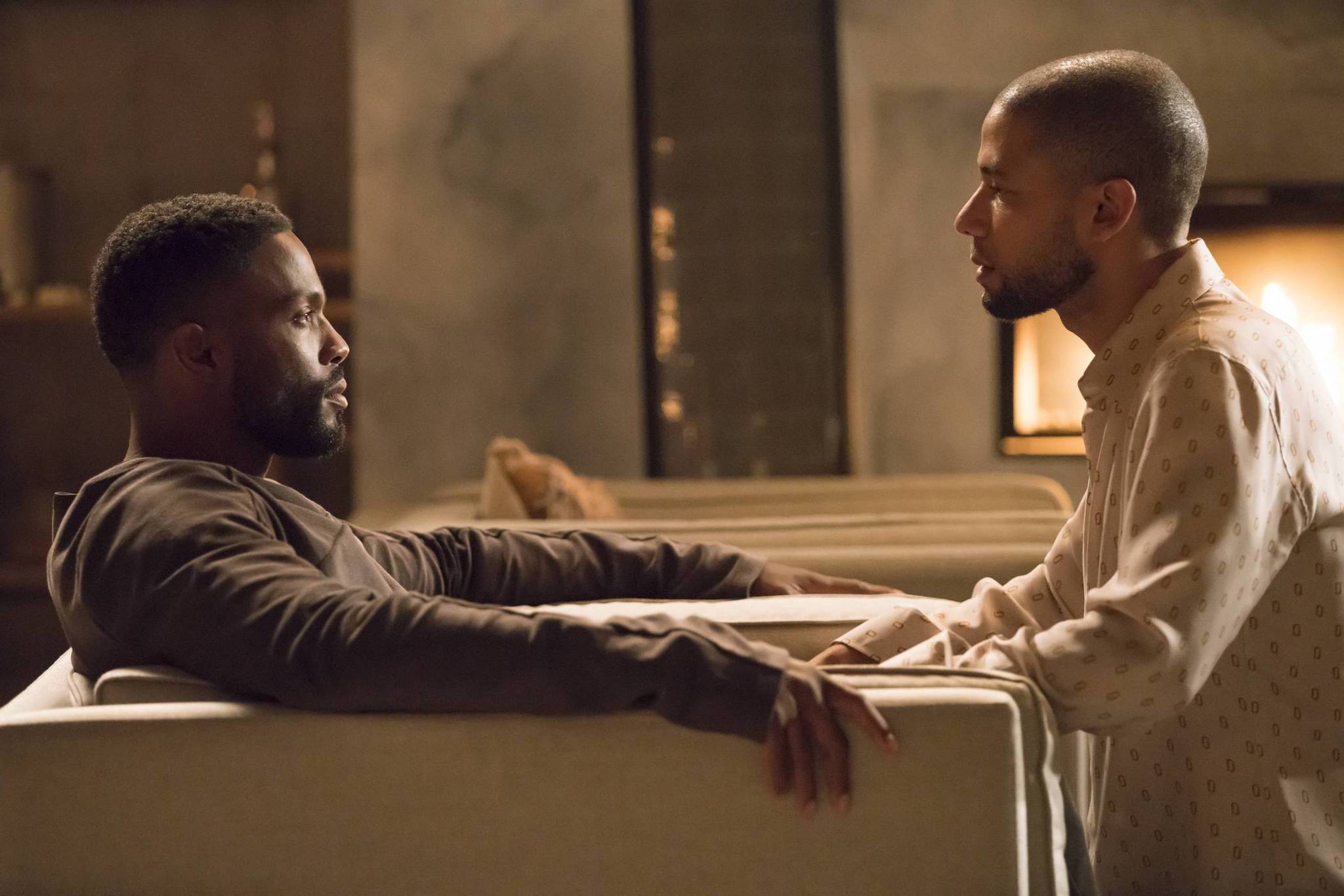 Jussie Smollett and Tobias Truvillion in Empire (2015)