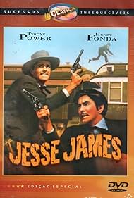 Henry Fonda and Tyrone Power in Jesse James (1939)