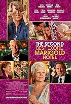 Richard Gere, David Strathairn, Judi Dench, Maggie Smith, Celia Imrie, Penelope Wilton, Dev Patel, and Tina Desai in The Second Best Exotic Marigold Hotel (2015)