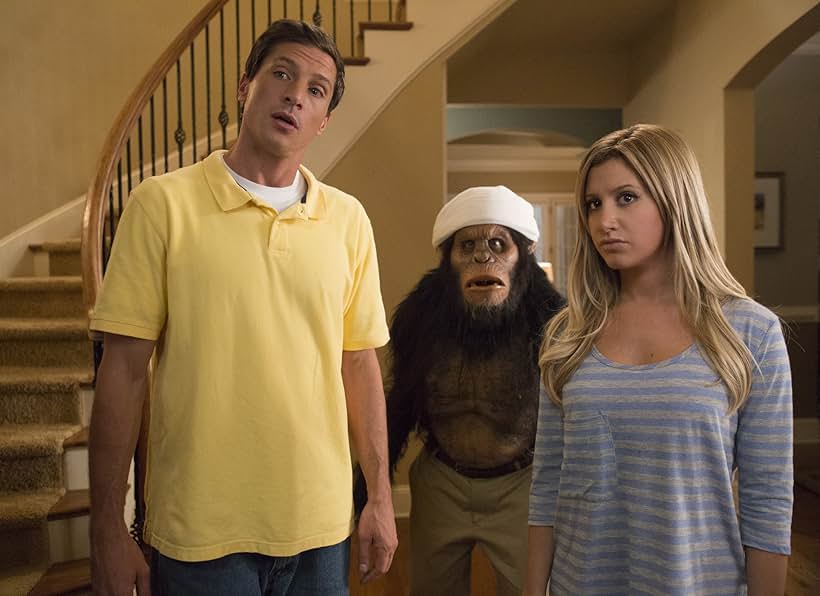 Simon Rex, Christopher 'Critter' Antonucci, and Ashley Tisdale in Scary Movie 5 (2013)