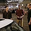 Charlize Theron, Mark Wahlberg, Jason Statham, and Yasiin Bey in The Italian Job (2003)