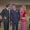 Barbara Eden, Larry Hagman, and Bill Daily in I Dream of Jeannie (1965)