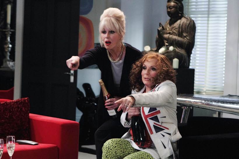 Joanna Lumley and Jennifer Saunders in Absolutely Fabulous (1992)