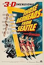 Agnes Moorehead, Gene Barry, Teresa Brewer, Rhonda Fleming, Guy Mitchell, and The Bell Sisters in ...E as Ruivas Chegaram (1953)