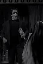 Yvonne De Carlo and Fred Gwynne in The Munsters (1964)