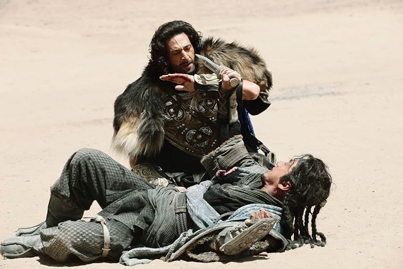 Jackie Chan and Adrien Brody in Dragon Blade (2015)