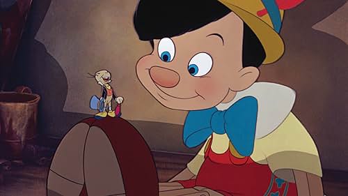 Cliff Edwards and Dickie Jones in Pinocchio (1940)