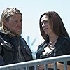 Charlie Hunnam and Maggie Siff in Sons of Anarchy (2008)