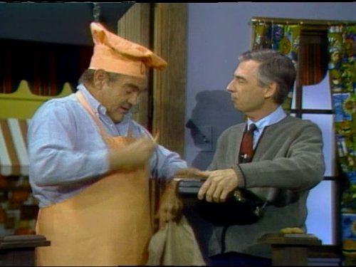 Don Brockett and Fred Rogers in Mister Rogers' Neighborhood (1968)