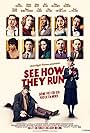 Adrien Brody, Sam Rockwell, David Oyelowo, Reece Shearsmith, Saoirse Ronan, Pippa Bennett-Warner, Ruth Wilson, Sian Clifford, Harris Dickinson, Jacob Fortune-Lloyd, and Charlie Cooper in See How They Run (2022)