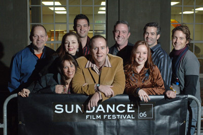 Mari C. Blackwell, Robertson Dean, Aviva Baumann, Jay Floyd, Andy Forrest, Doug Purdy, Teresa Willis, Rob Houk, and Vince Pavia at an event for Forgiving the Franklins (2006)