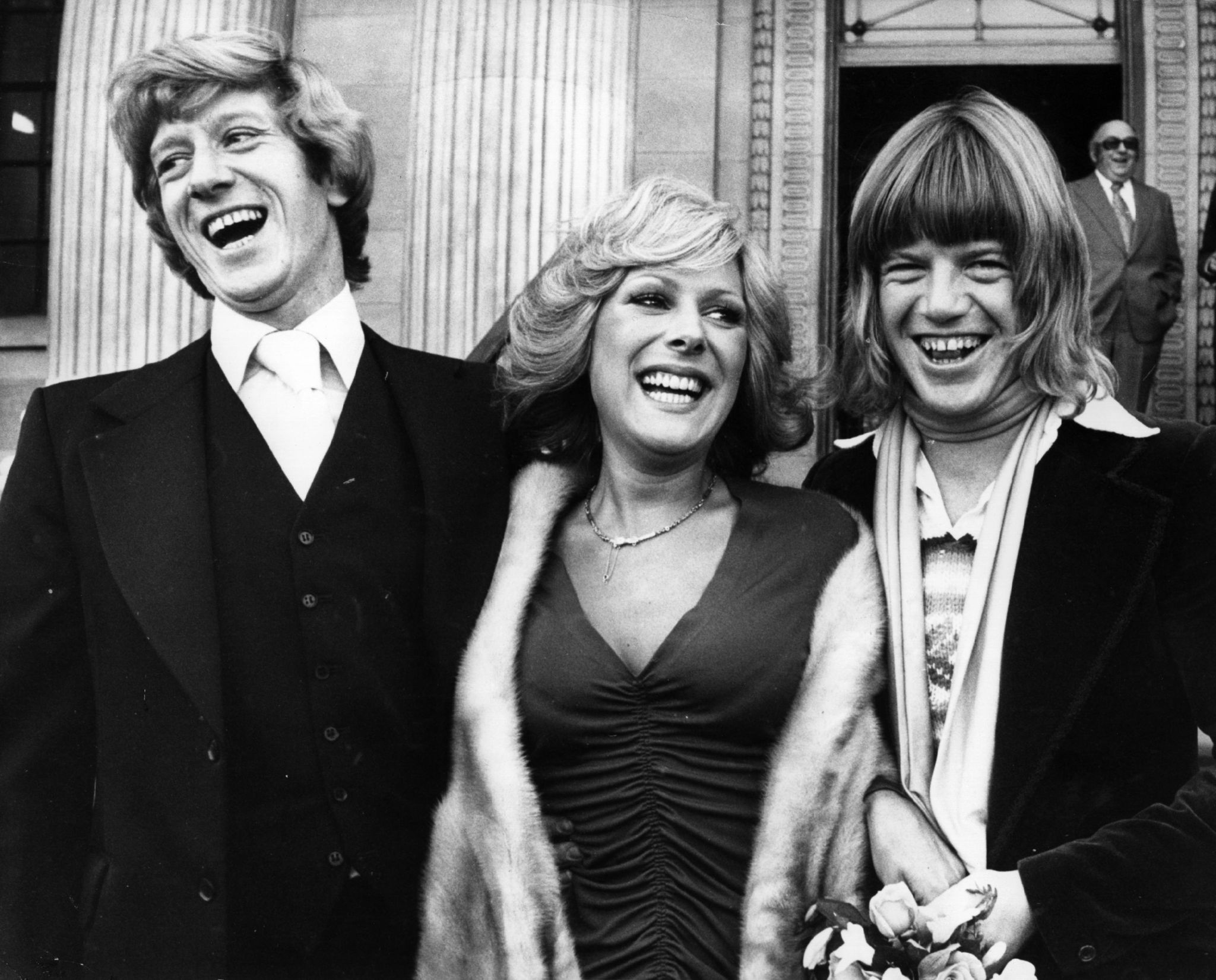 Robin Askwith, Lynda Bellingham, and Greg Smith