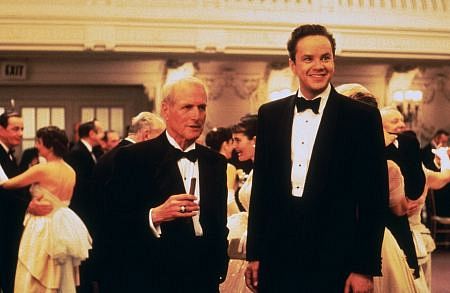 "The Hudsucker Proxy," Paul Newman & Tim Robbins.