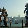 Mark Wahlberg, John Goodman, Stanley Tucci, Peter Cullen, John DiMaggio, Bingbing Li, Ken Watanabe, Nicola Peltz Beckham, and Jack Reynor in Transformers: Age of Extinction (2014)