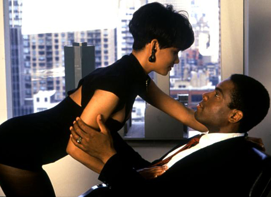 Halle Berry and Joseph C. Phillips in Strictly Business (1991)