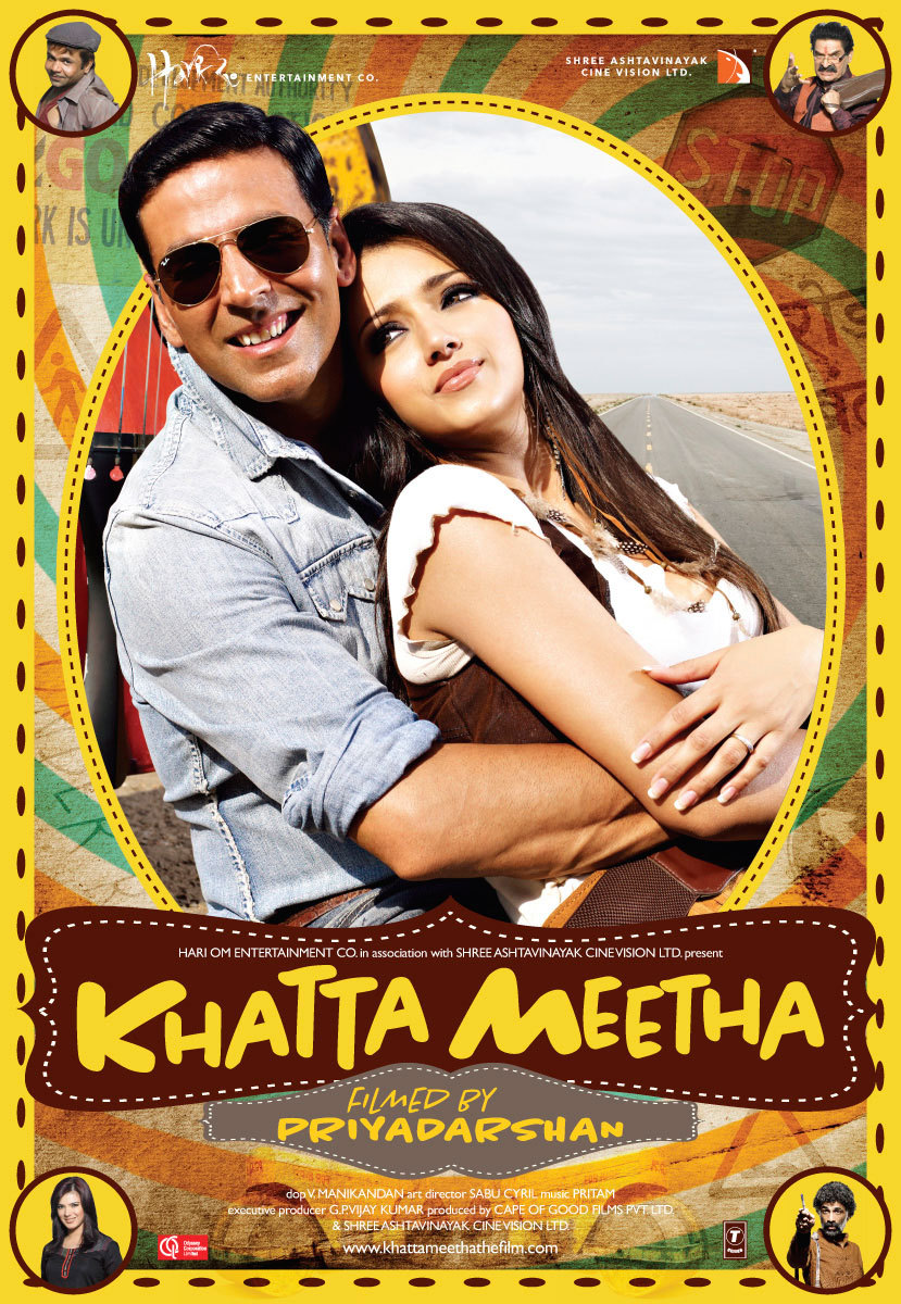 Akshay Kumar and Trisha Krishnan in Khatta Meetha (2010)