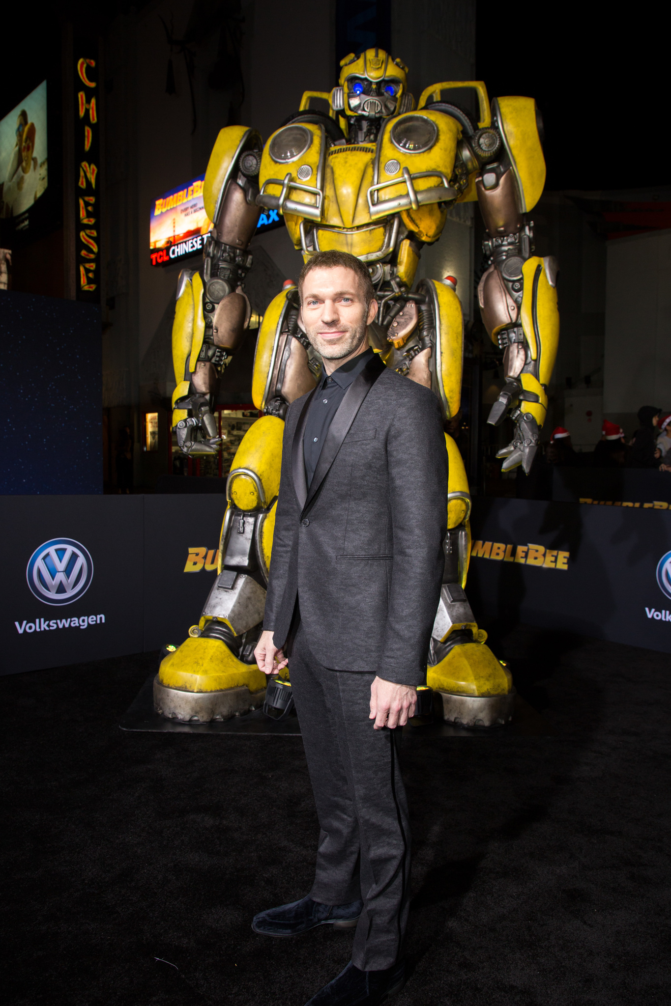 Travis Knight at an event for Bumblebee (2018)