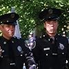 G.W. Bailey and Lance Kinsey in Police Academy 4: Citizens on Patrol (1987)