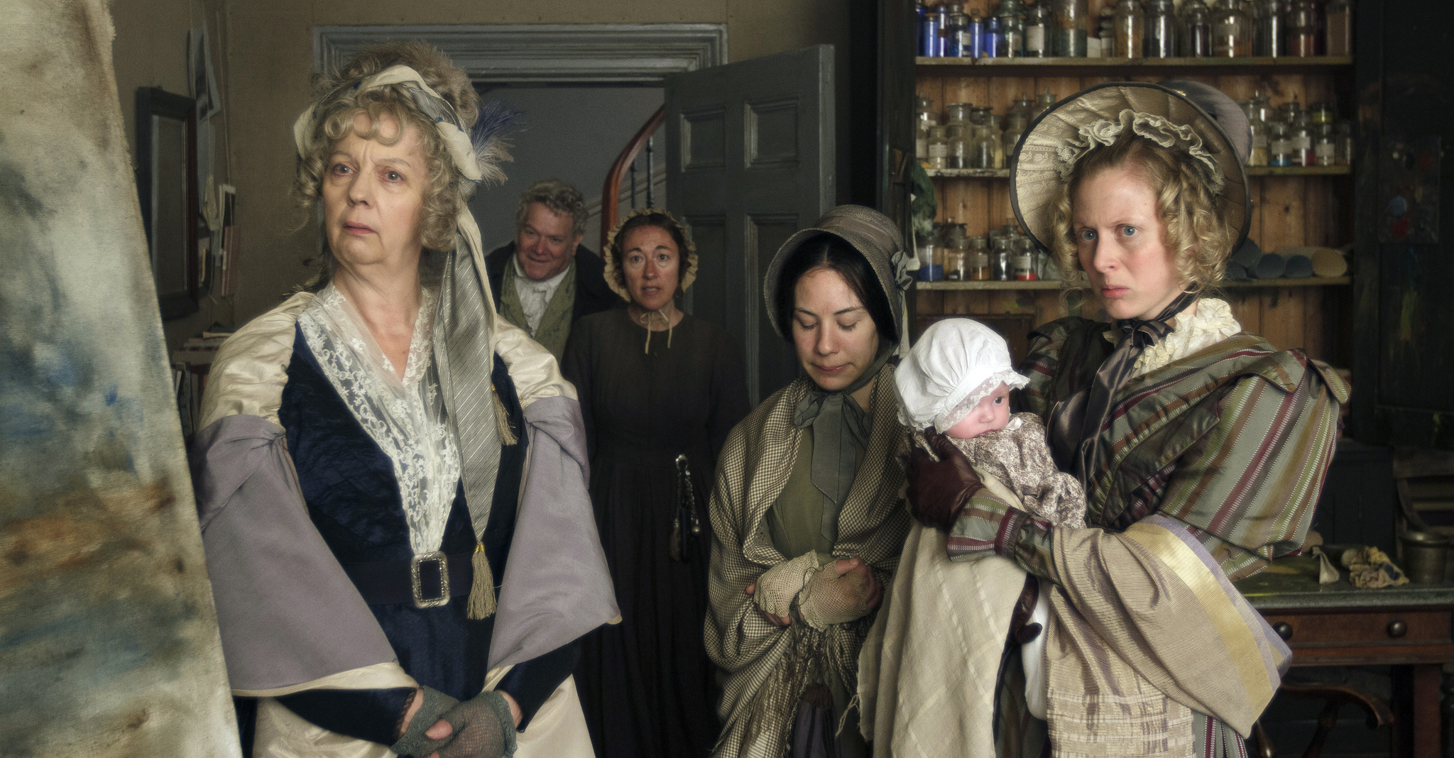 Dorothy Atkinson, Paul Jesson, Ruth Sheen, Sandy Foster, and Amy Dawson in Mr. Turner (2014)