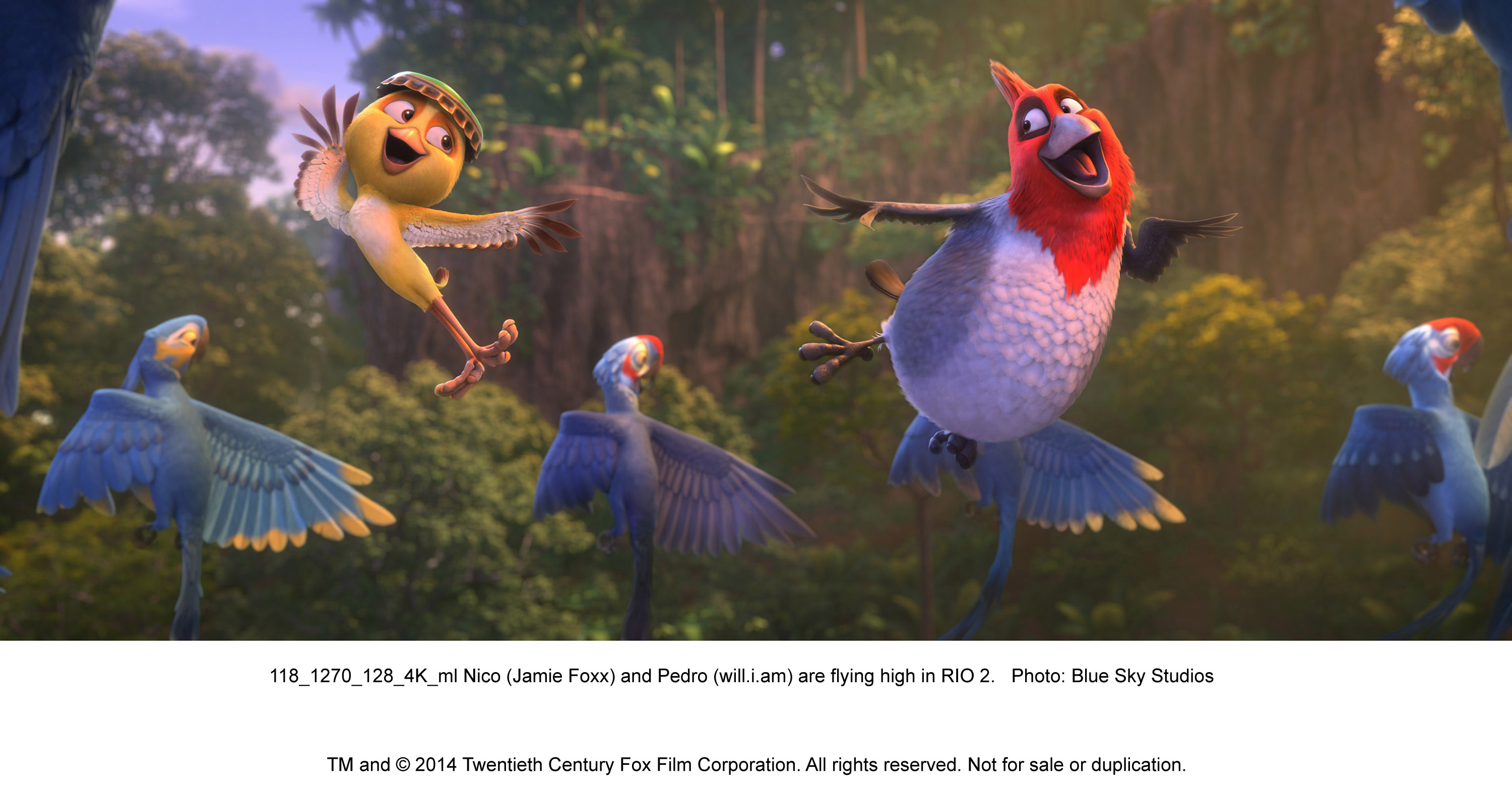 Jamie Foxx and Will.i.am in Rio 2 (2014)