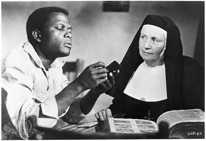 Sidney Poitier and Lilia Skala in Lilies of the Field (1963)