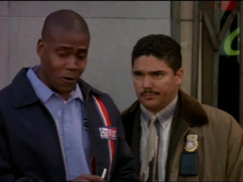 Jonathan T. Floyd and Nicholas Turturro in NYPD Blue (1993)