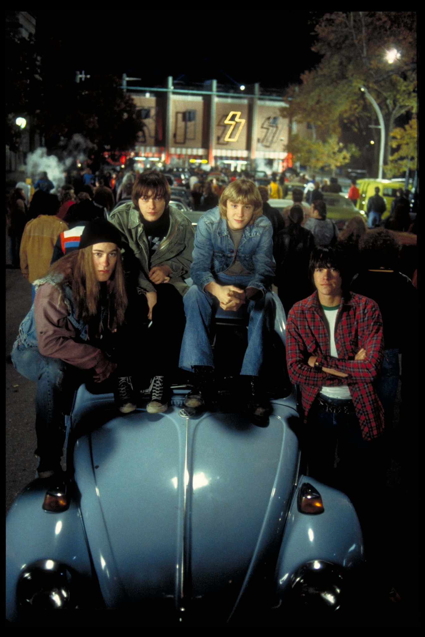 Edward Furlong, Giuseppe Andrews, James DeBello, and Sam Huntington in Detroit Rock City (1999)