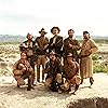 Strother Martin, Archie Butler, Paul Harper, Bill Hart, L.Q. Jones, and Robert Ryan in The Wild Bunch (1969)