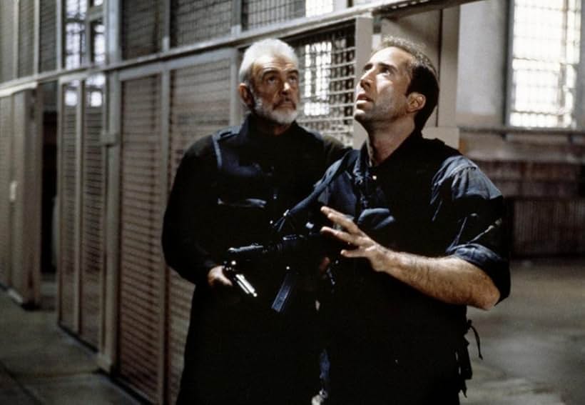 Nicolas Cage and Sean Connery in The Rock (1996)