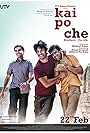 Amit Sadh, Sushant Singh Rajput, and Rajkummar Rao in Kai po che! (2013)