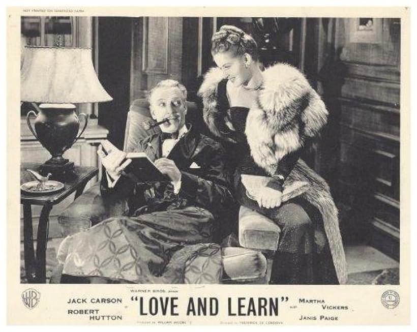 Otto Kruger and Martha Vickers in Love and Learn (1947)