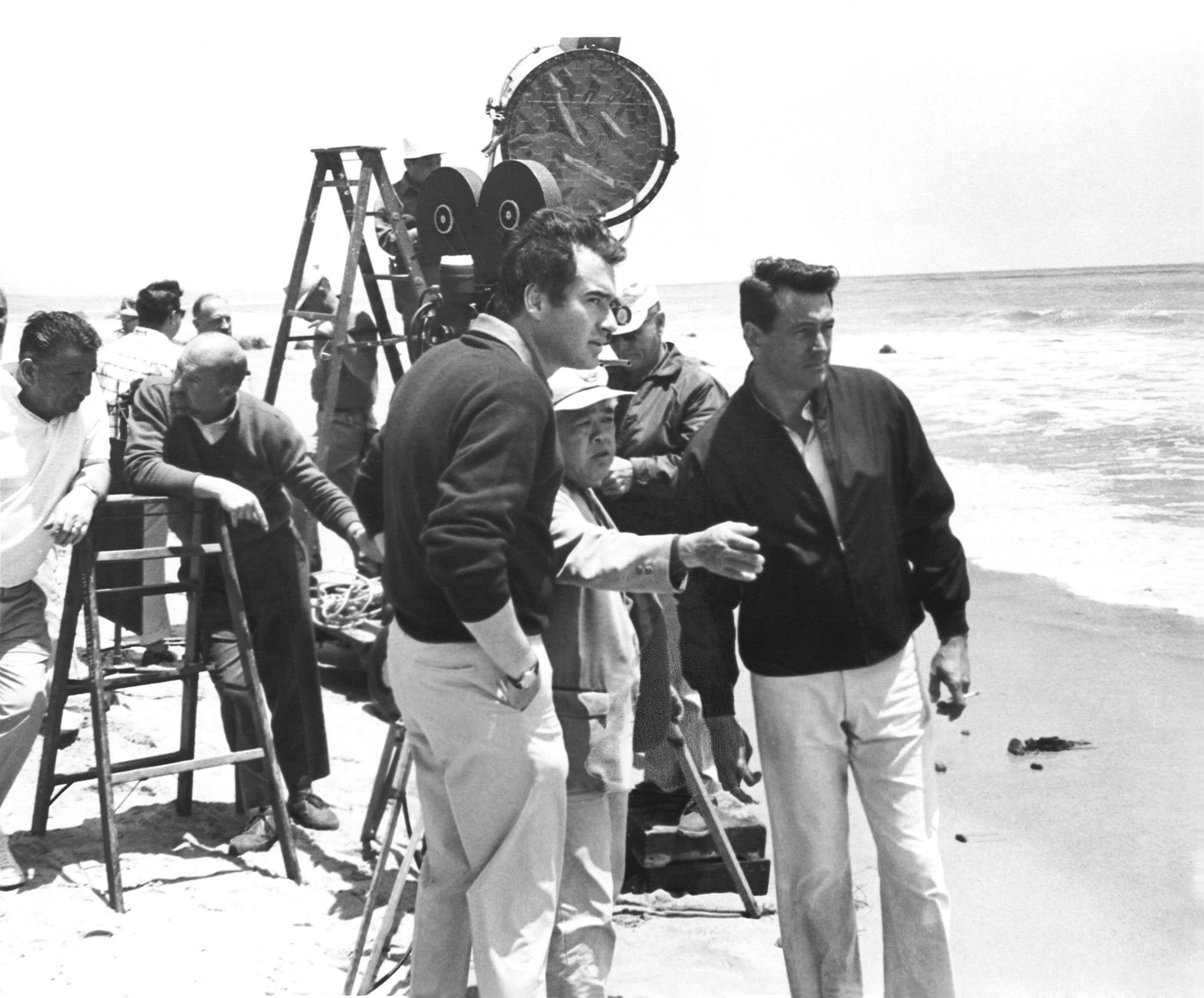 John Frankenheimer, Rock Hudson, and James Wong Howe in Seconds (1966)