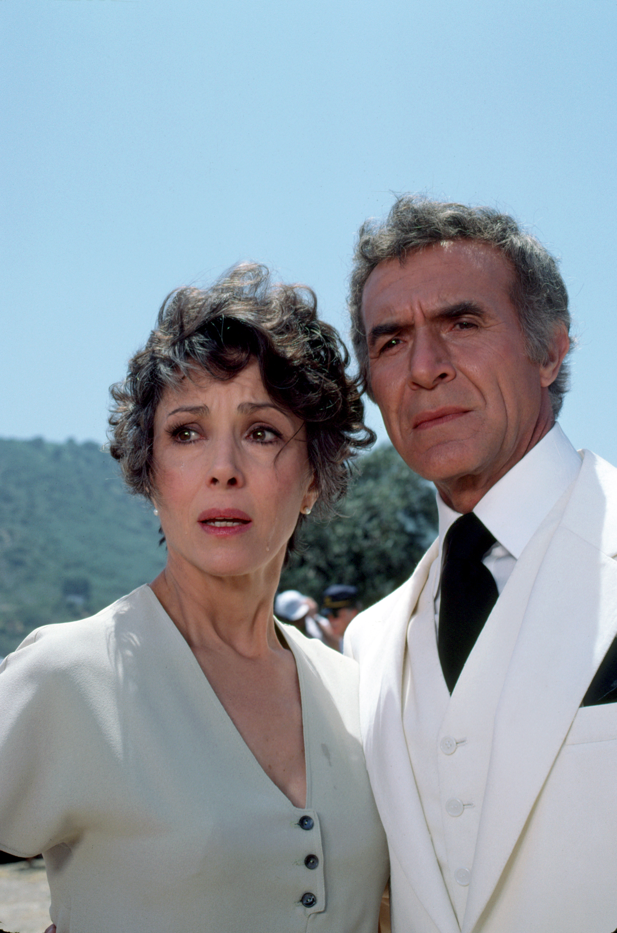 Ricardo Montalban and Dana Wynter in Fantasy Island (1977)