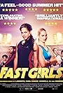 Lenora Crichlow and Lily James in Fast Girls (2012)