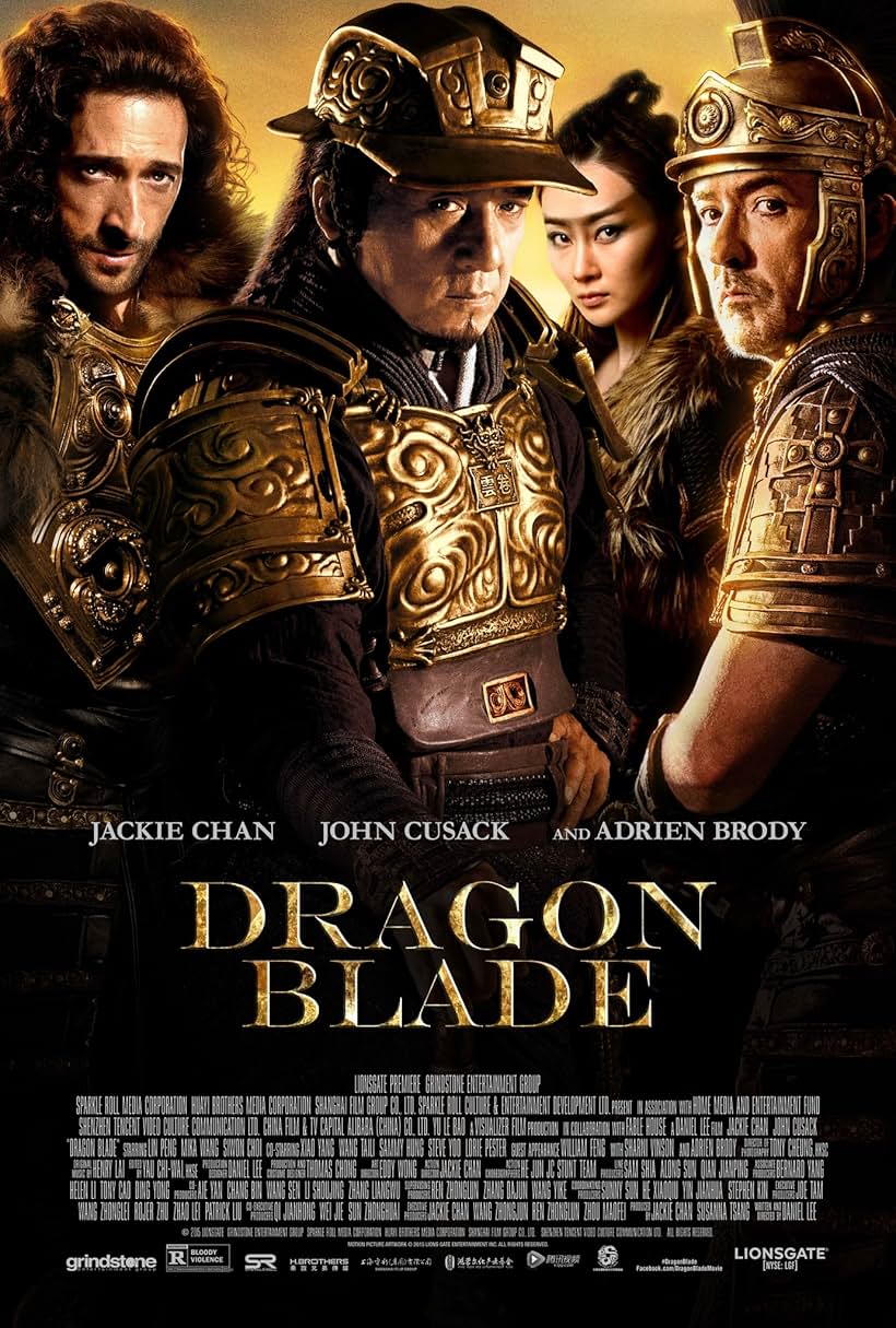 John Cusack, Jackie Chan, Adrien Brody, and Peng Lin in Dragon Blade (2015)