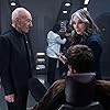 Gates McFadden, Patrick Stewart, and Ed Speleers in No Win Scenario (2023)