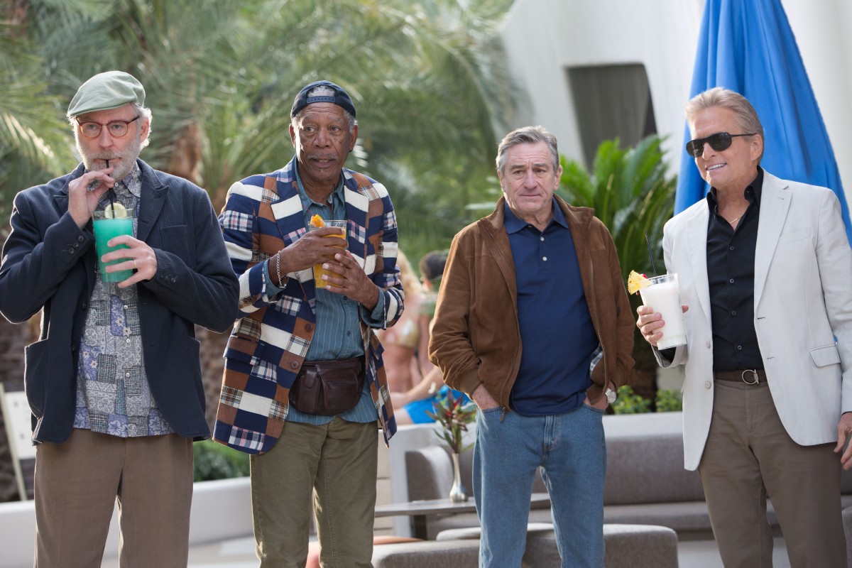 Robert De Niro, Michael Douglas, Morgan Freeman, and Kevin Kline in Last Vegas (2013)