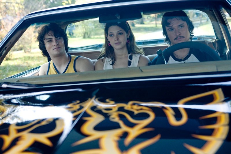 Heath Freeman, Shiloh Fernandez, and Ashley Greene in Skateland (2010)