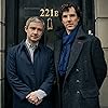 Martin Freeman and Benedict Cumberbatch in Sherlock (2010)