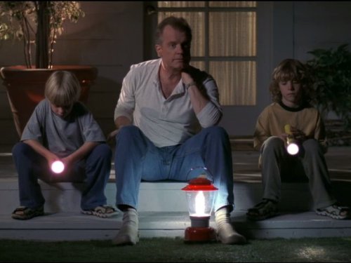 Stephen Collins, Lorenzo Brino, and Nikolas Brino in 7th Heaven (1996)