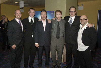 Michael Dowse, Paul Kaye, Allan Niblo, James Richardson, Pete Tong, and Richard Matson at an event for It's All Gone Pete Tong (2004)