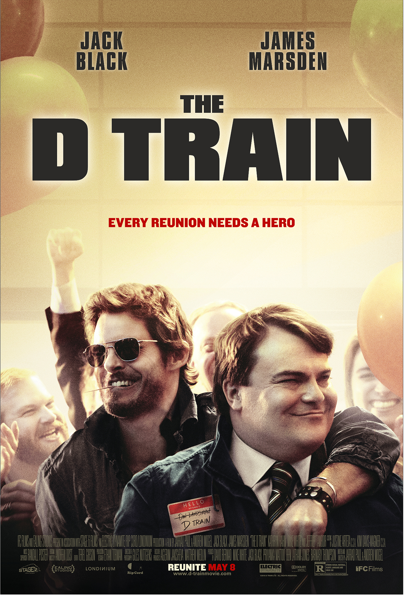 James Marsden and Jack Black in The D Train (2015)