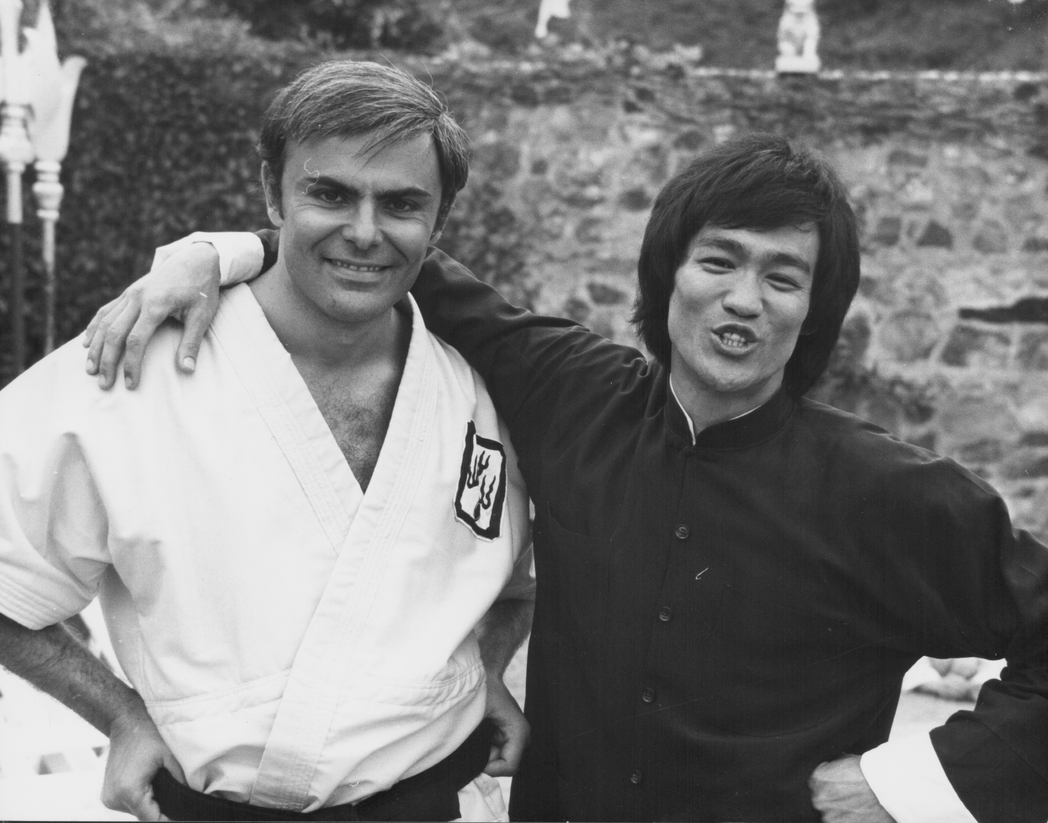 Bruce Lee and John Saxon in Enter the Dragon (1973)