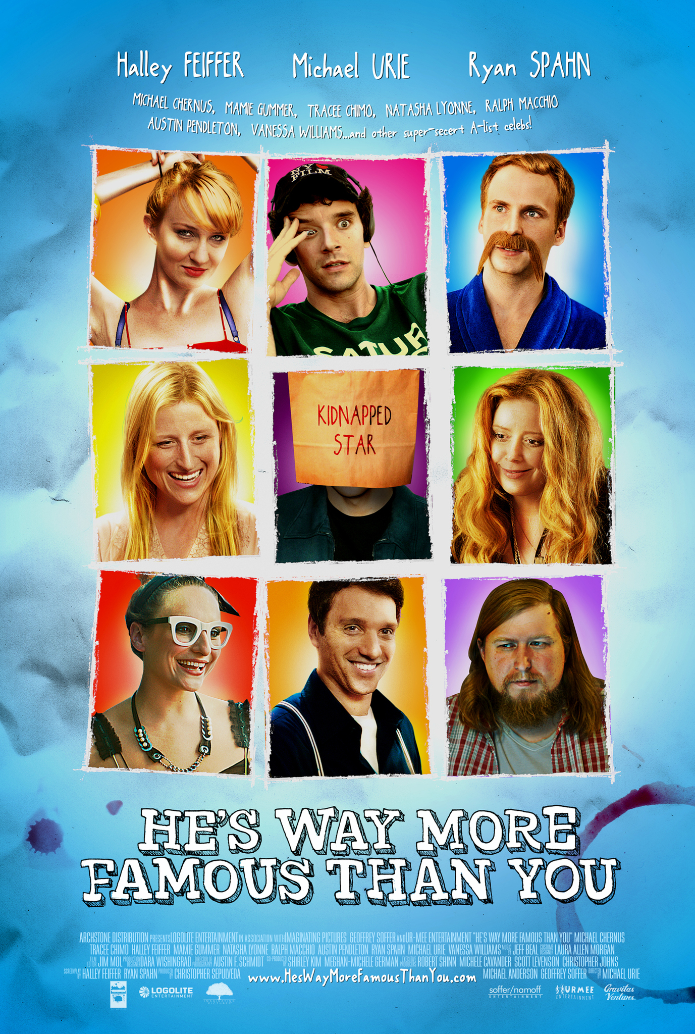 Ralph Macchio, Halley Feiffer, Mamie Gummer, Ryan Spahn, Michael Urie, Ashlie Atkinson, and Michael Chernus in He's Way More Famous Than You (2013)