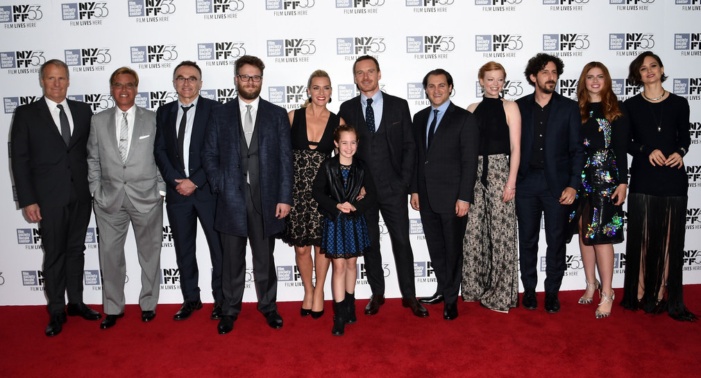 Aaron Sorkin, Danny Boyle, and the cast of Steve Jobs