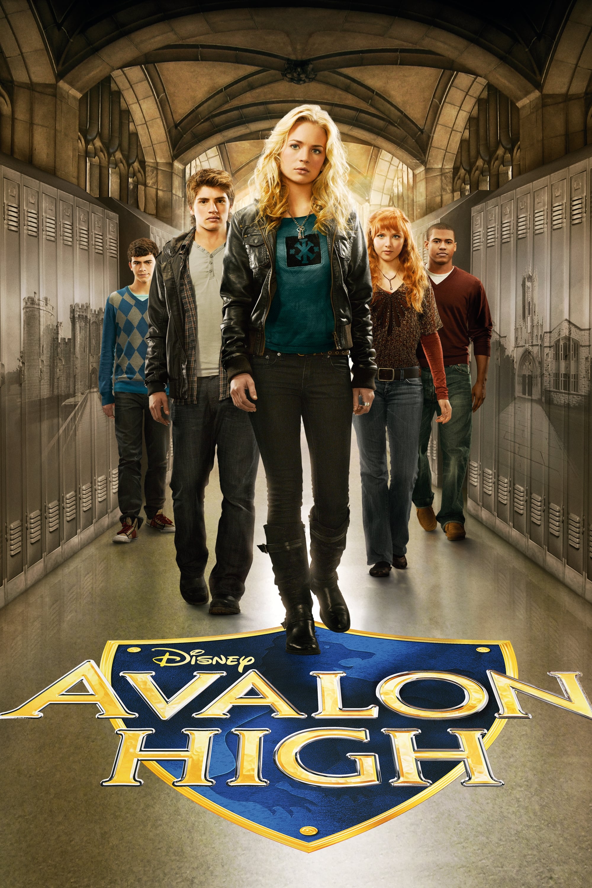 Britt Robertson and Gregg Sulkin in Avalon High (2010)