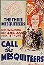 Ray Corrigan, Robert Livingston, Lynne Roberts, and Max Terhune in Call the Mesquiteers (1938)